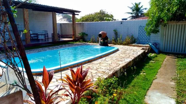 Casa de praia com piscina / 4 quartos / freezer horizontal e Internet - Búzios / RN