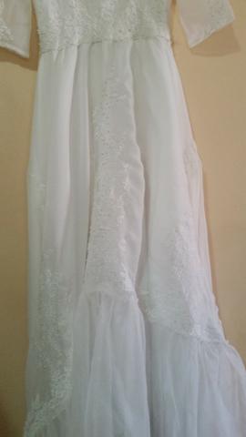 Vestido de Noiva Semi Novo - Foto 2