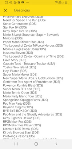 Nintendo 3ds XL 64gb + 300 jogos 3ds & DS & Emuladores - Foto 4