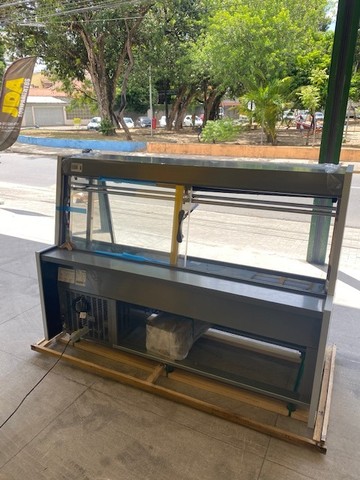 Balcão refrigerado para carnes - gelopar - inox - linha turino - 2,00m - Foto 3