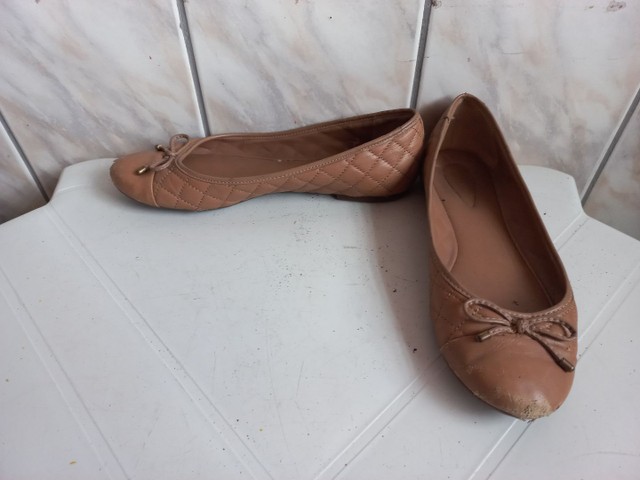 Eco Verniz Scarlet em Sapatos - SAPATILHA AREZZO 38 – meiasola