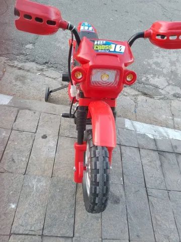 Moto Eletrica Infantil Moto Cross Homeplay - Vermelho