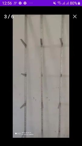 Vendo Prateleiras de vidros com canaletas - Foto 2
