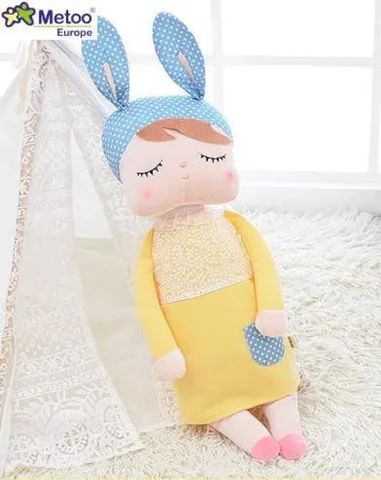 Metoo Angela Grey Bunny Doll Original Importado - Foto 5