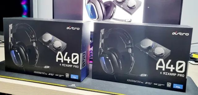 Fone Gamer Astro A40 + Mixamp Pro Pc/ps4/ps5 Dolby Digital