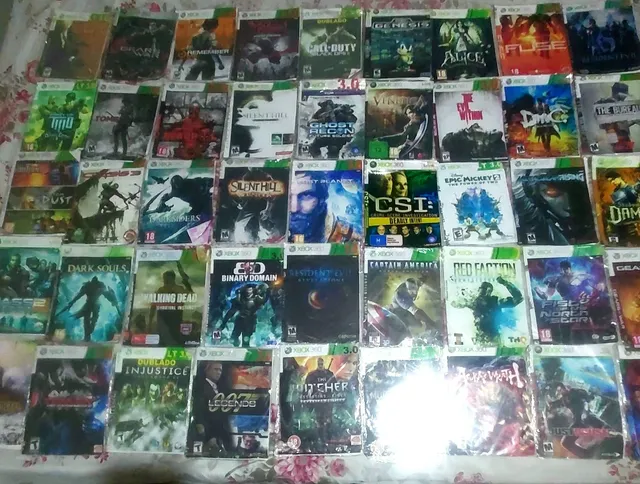 Jogos p/ Xbox 360 Desbloqueado - Mais de 10 títulos!!! - Videogames -  Jardim Apipema, Salvador 1251668335