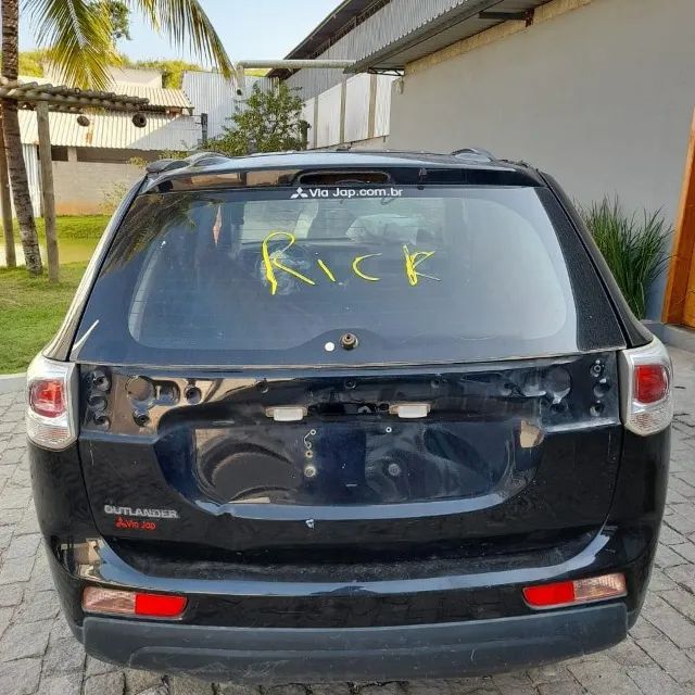 Mitsubishi Outlander 2.0 2014 Airbag Motor Retrovisor Capo Porta Farol Lantena Sucata - Foto 3