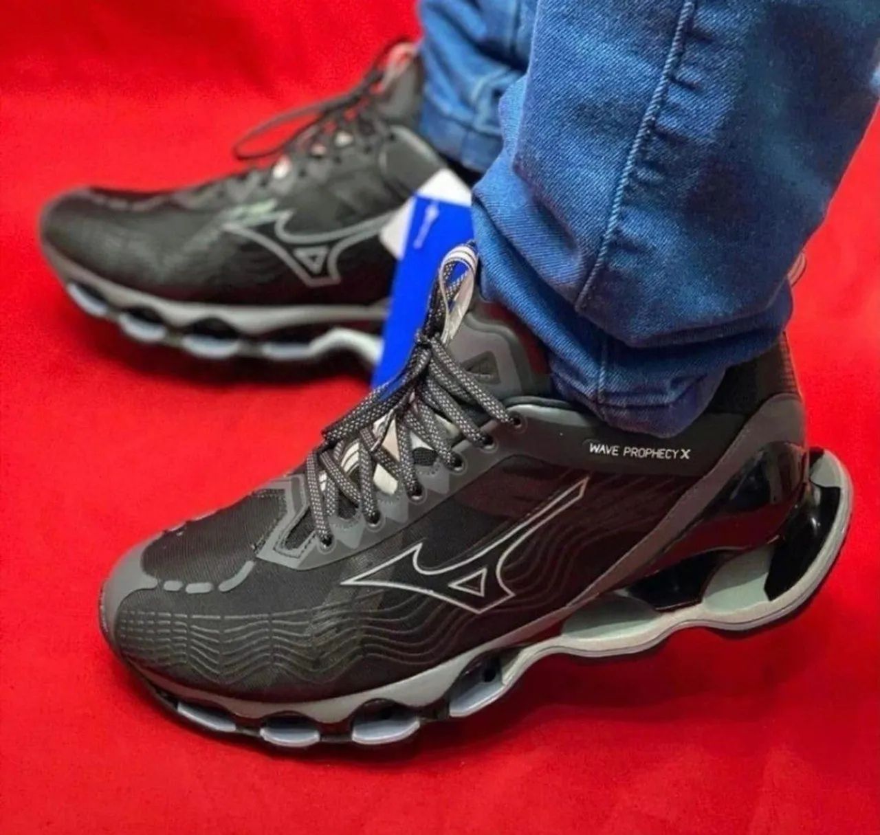 Tênis Mizuno Wave Prophecy X Azul - Foto 2