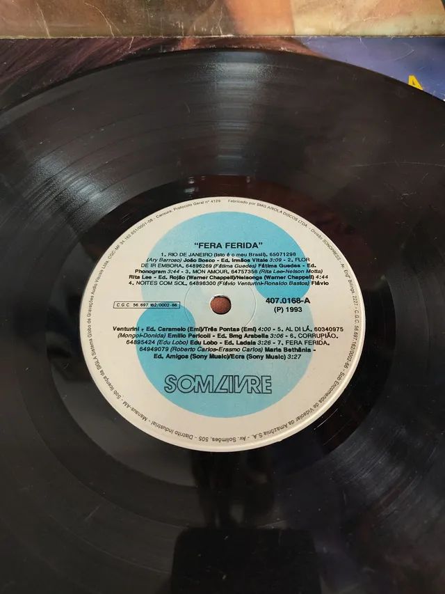LP disco vinil Trilha sonora novela Fera Ferida nacional 1993. - Foto 3