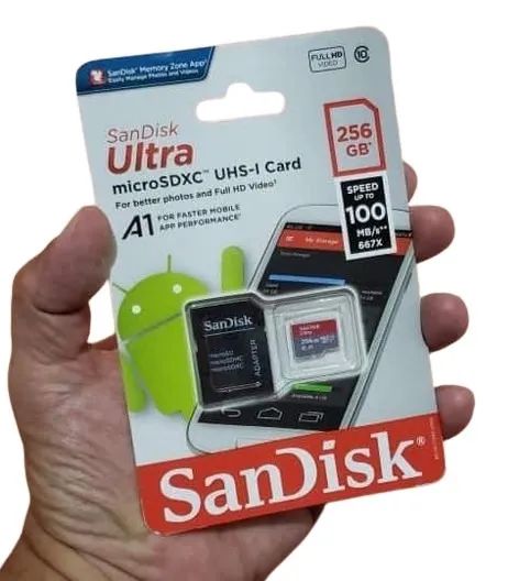 Cartão de memória  256 GB Ultra microSDXC Celular