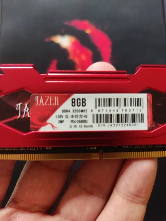 Memória Ram DDR4 3200mhz Jazer 16gb (2x8gb) Último kit - Foto 6