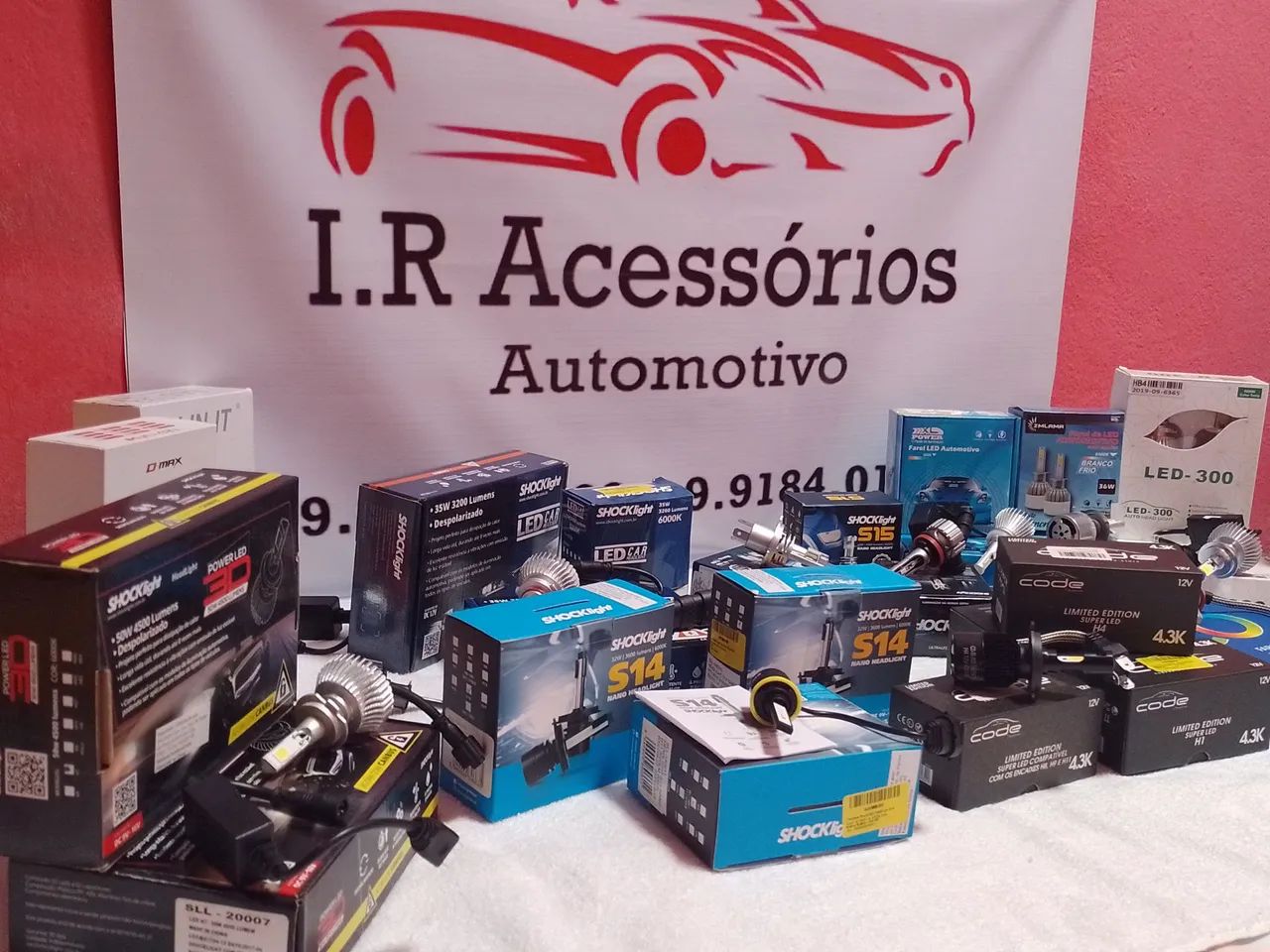 Lâmpada led pra moto carro caminhão e ônibus aceito cartão! - Foto 3