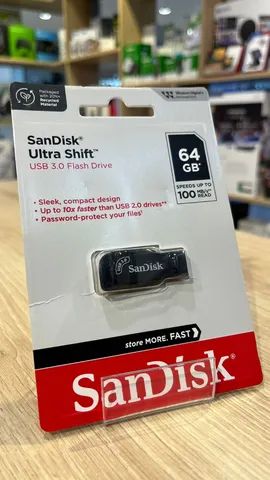Pendrive 64GB SanDisk 3.0 Ultra - Loja Física 