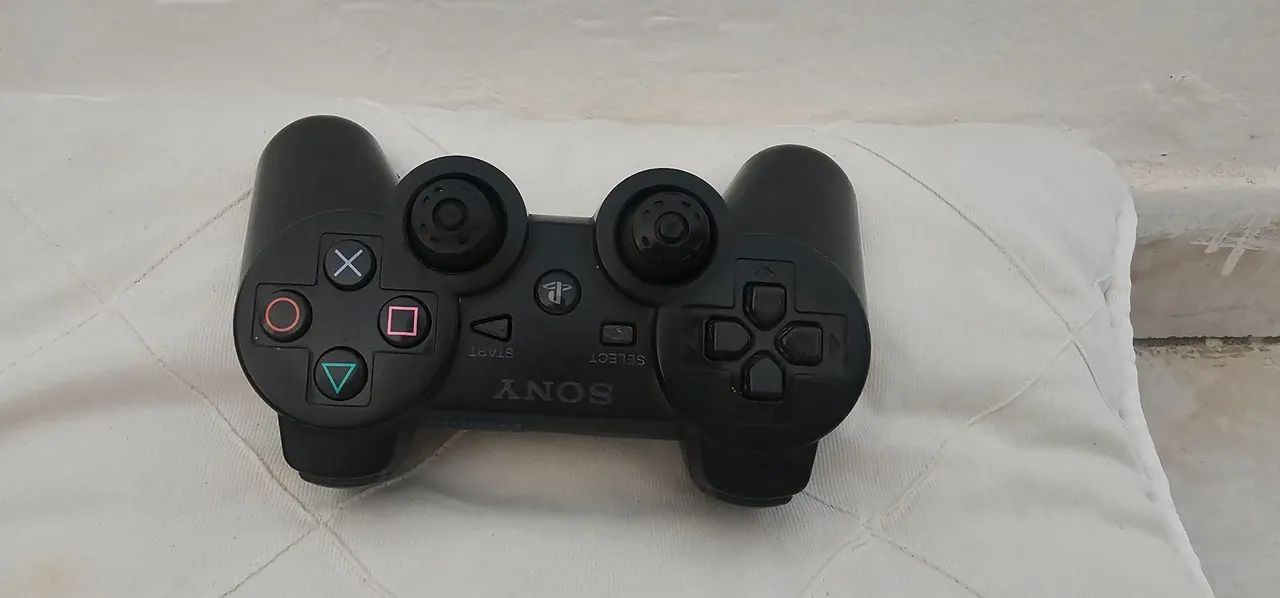 CONTROLE PS3 SONY SEM TESTE - Foto 2