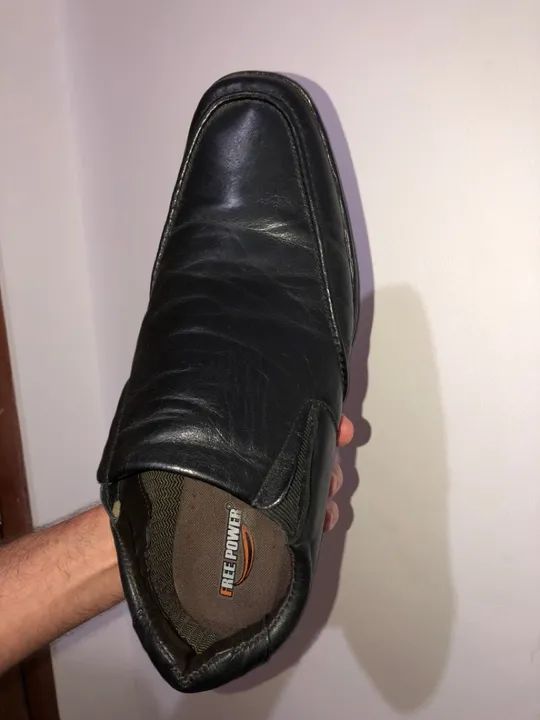Sapato social couro preto  - Foto 5