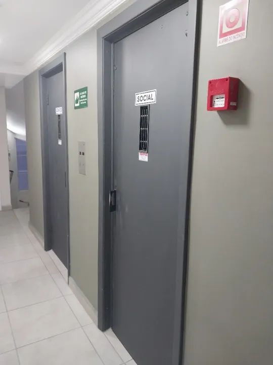 Kitnet **Pé na Areia e Vista Mar** Guilhermina-Praia Grande - Foto 13