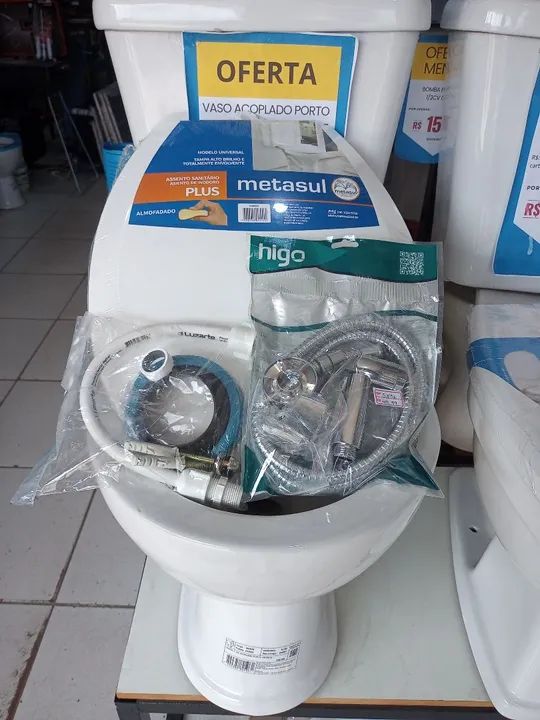 Vaso Sanitário Acoplado