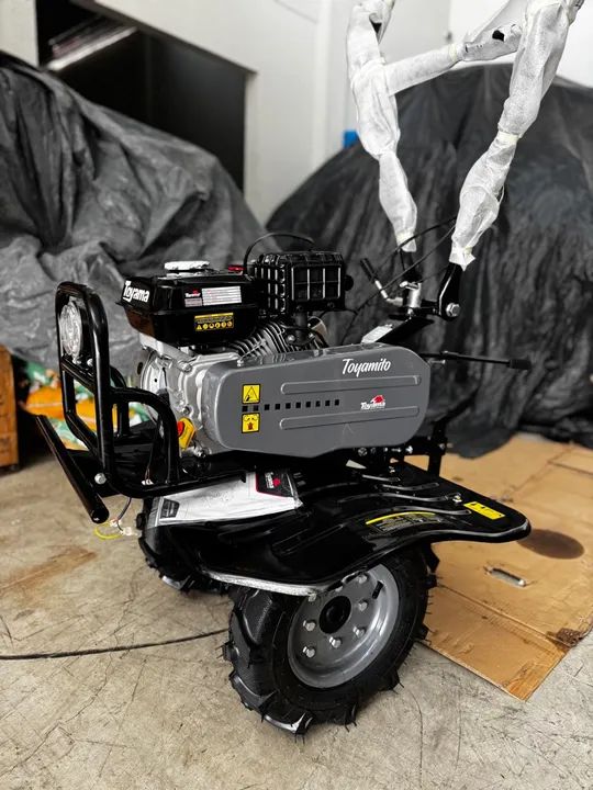 Motocultivador a Gasolina Motor 4T 7Hp 212cc C/ Pneus e Enxadas - Toyama (Novo) - Foto 2