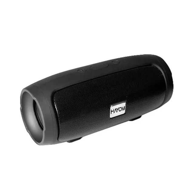 Caixa de Som Hayom Portátil, Bluetooth 5.0, Cartão SD, FM, 3W, Preto - CP2706 - Foto 2