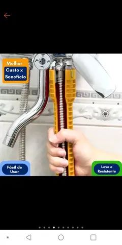 Chave Reparadora Instalador Hidraulico Multifuncional 8 em 1 Ferramenta Encanador - Foto 2