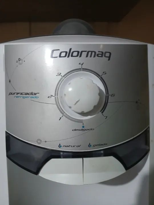 Purificador De Água Colormaq Branco Com Refrigerador bem conservado 600,00 - Foto 2