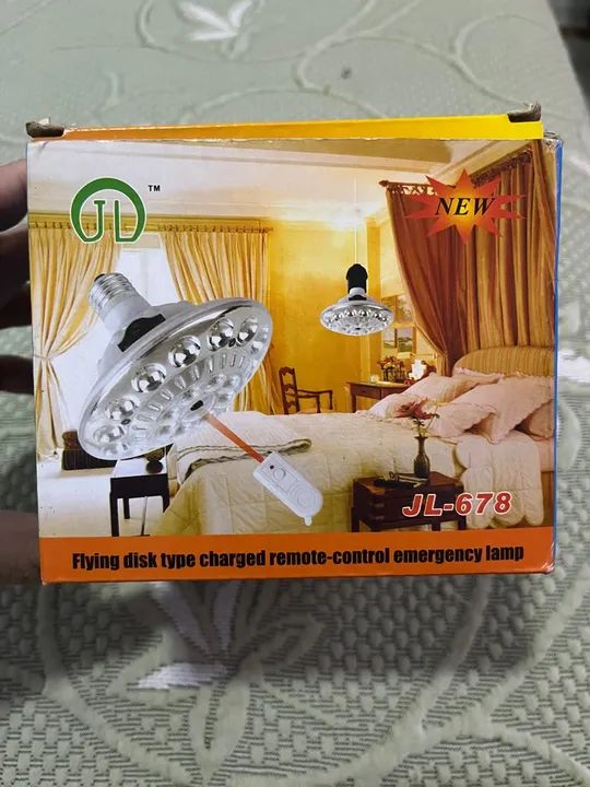 Lâmpada controle remoto - luz de emergência  - Foto 4