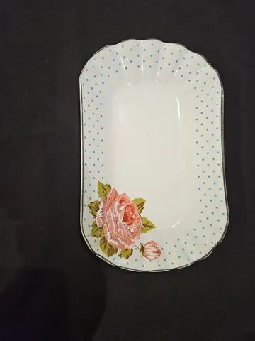03 travessas vidro da linha bianca floral grande, média e pequena - Foto 4