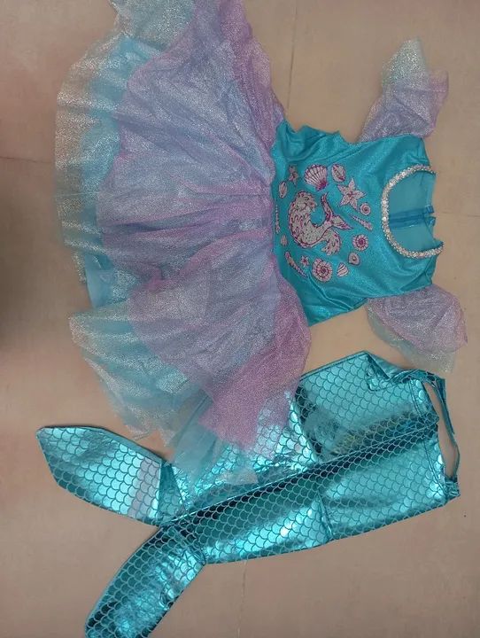 Fantasia de Sereia Infantil com cauda - Foto 2