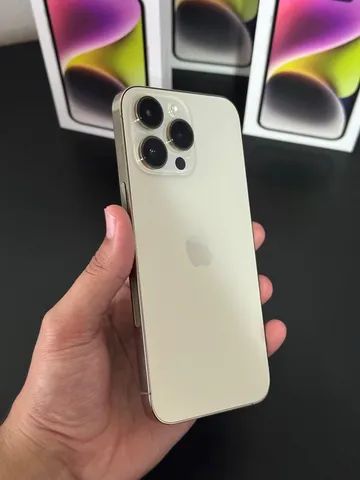極美品　Apple iPhone 14 Promax 256GB GOLD Apple iPhone 14 Pro Max 256GB Dourado 6,7” - iPhone 14 Pro Max