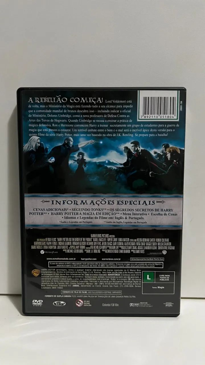 DVD - Harry Potter e a Ordem da Fênix: Edição Especial - Foto 2