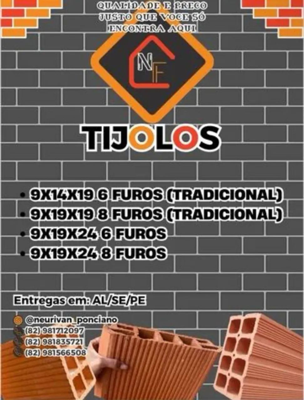 Tijolos Promocão (diretamente da fábrica) - Foto 2
