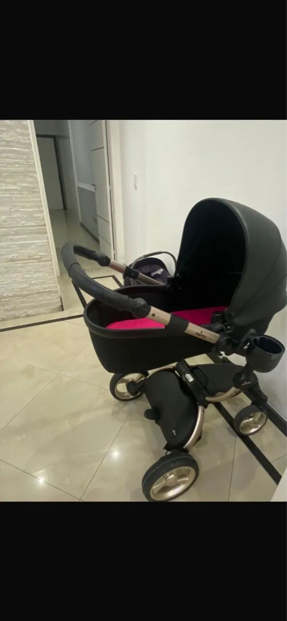 Vendo Carrinho de Bebê Mima Xari - 2 em 1 (Moisés e Carrinho) - Foto 3