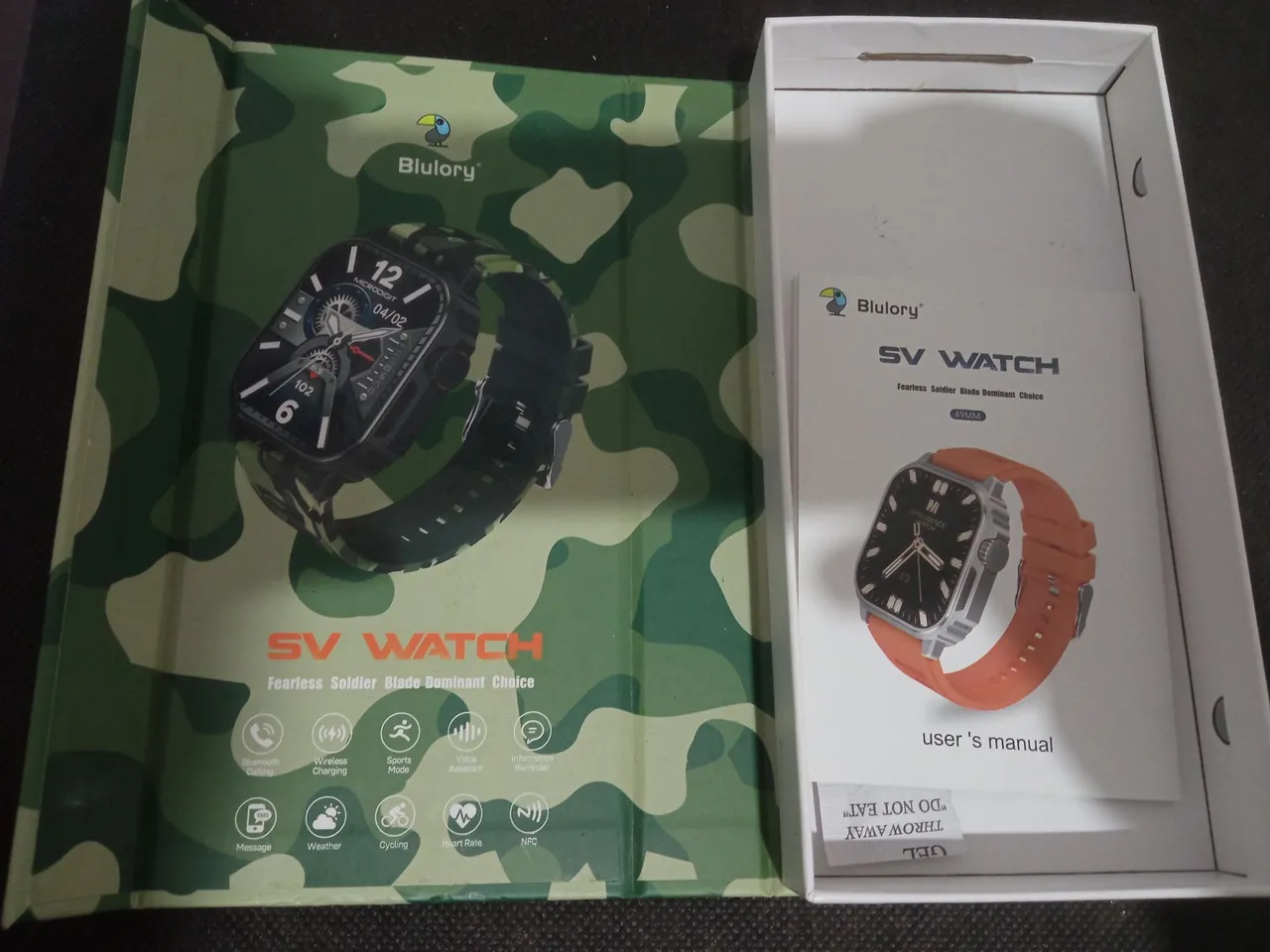 Smartwatch SV WATCH Blulory - Design Moderno e Funções Avançadas