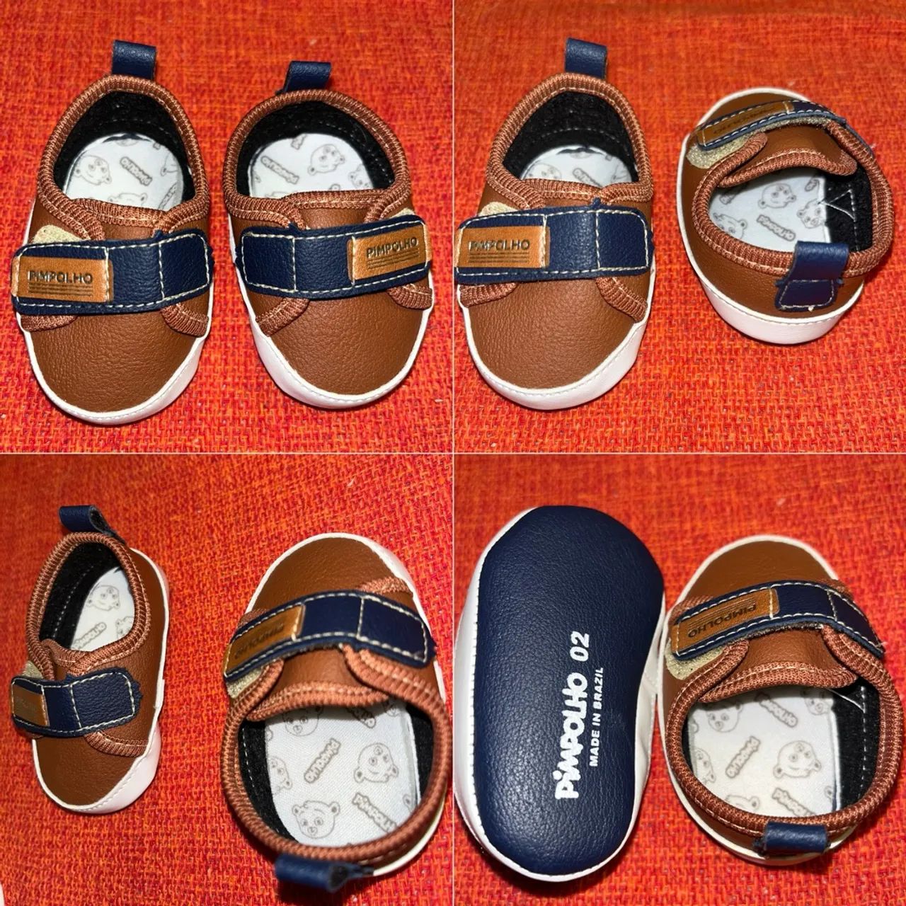 Sapatinho Pimpolho Nº 02 - Masculino - Lindo e Confortável!