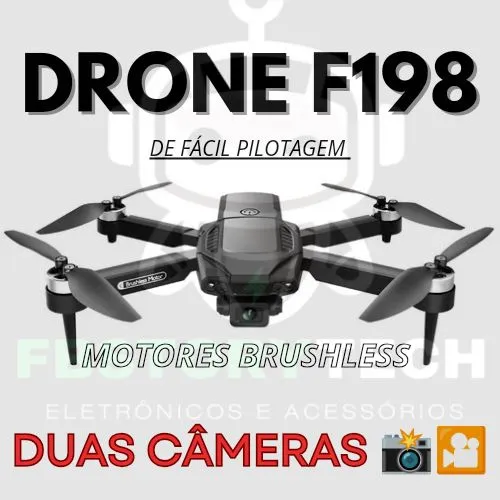 Mini DRONE F198: A Revolução do Voo em Suas Mãos!