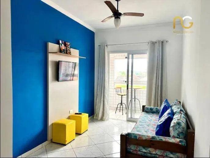 Apartamento com 1 dormitório à venda, 44 m² por R$ 245.000,00 - Vila São Paulo - Mongaguá/