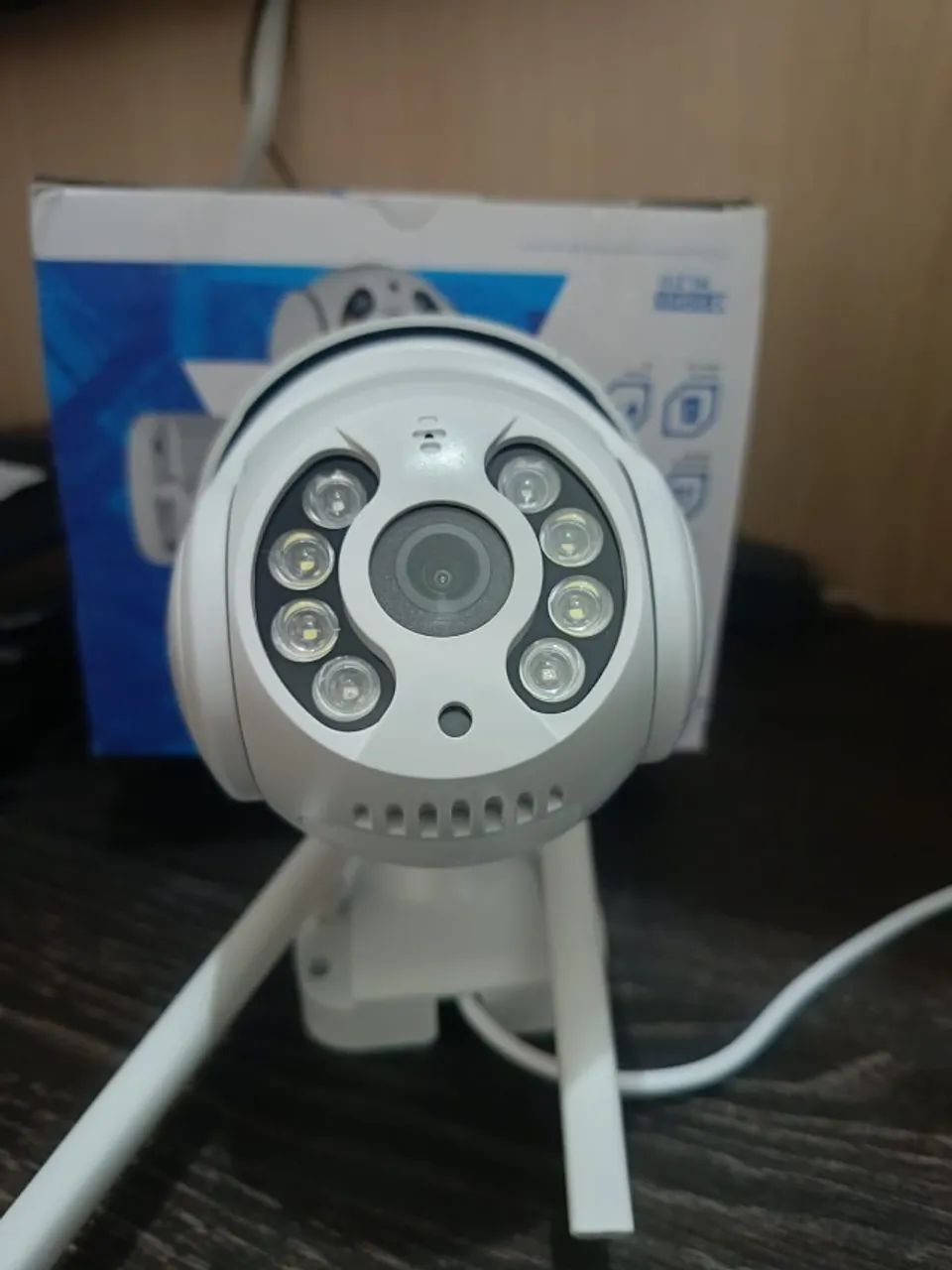 Câmera Ptz Moonlight Auto-tracking Full Hd 1920x1080p Wi-fi Branco - Foto 4