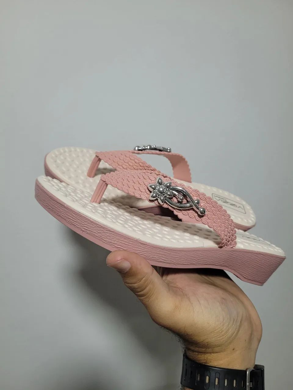 Tamanco Rosa palmilha ultraconfort 