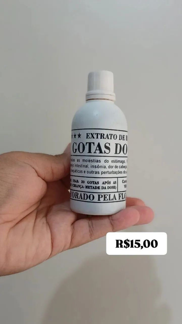 Extrato de raizes gota do zeca