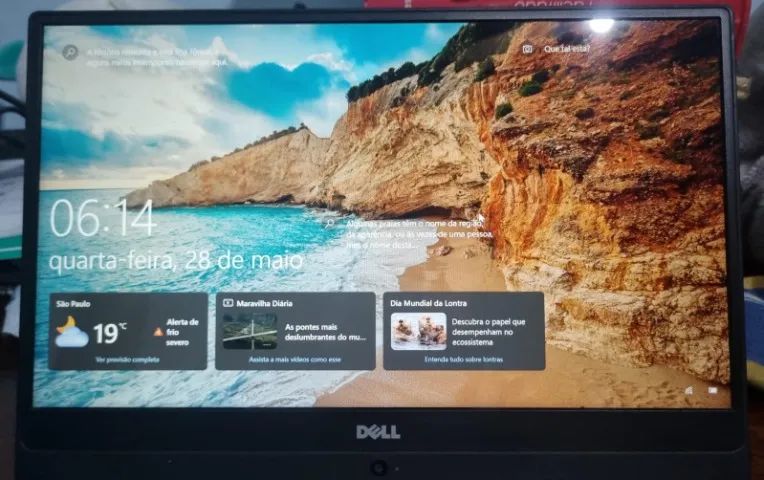 Notebook Dell Inspirion 14 polegadas - I7 - SSD 500GB - 8GB RAM - Acabamento em alumínio
