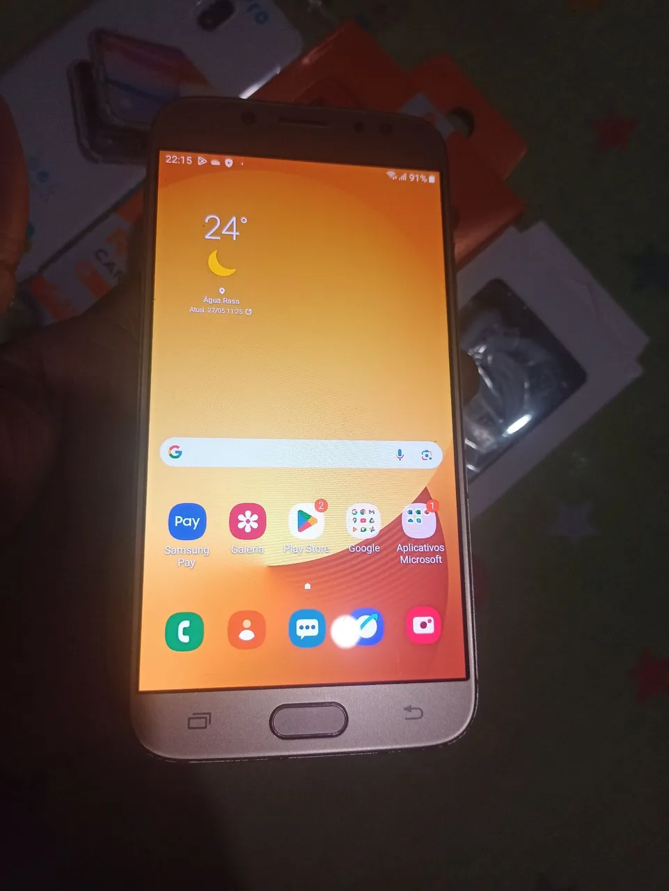 J7 pró * 3 GB e 64 GB Biometria / NFC