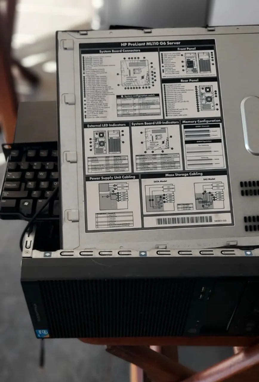 Servidor Hp Proliant Ml110 G6 + Switch Planet 24 portas - Foto 3