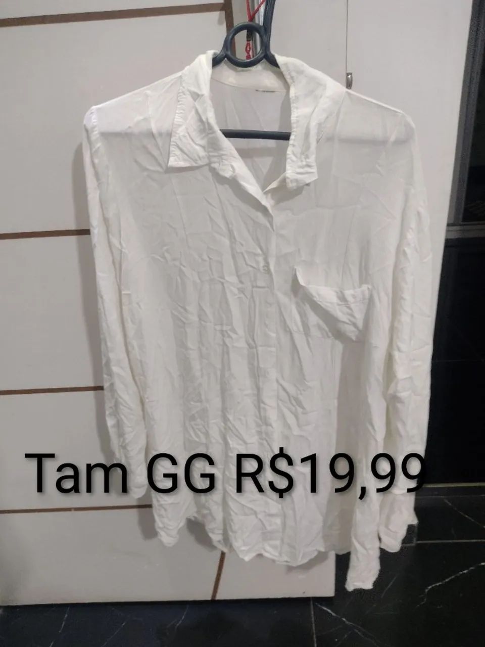 Roupas femininas plus-size branca  - Foto 4