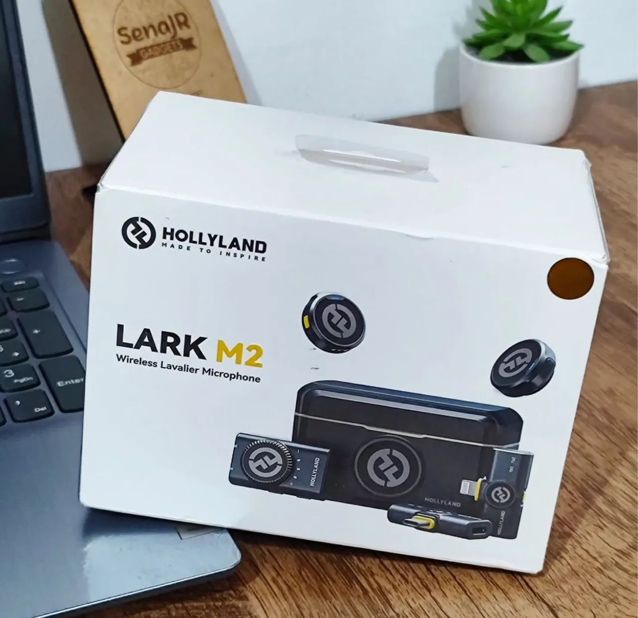 Microfone Lapela Hollyland Lark M2 Wireless - Pronta Entrega, Garanta Já!