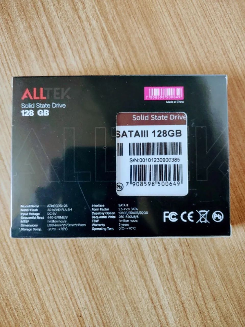 SSD Alltek 2.5 Sata III 6 Gbs - ATKSSDS 128GB - Foto 3