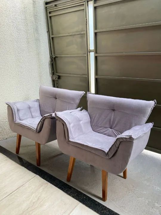 Poltronas opala kit 2 pçs cores variadas  - Foto 5
