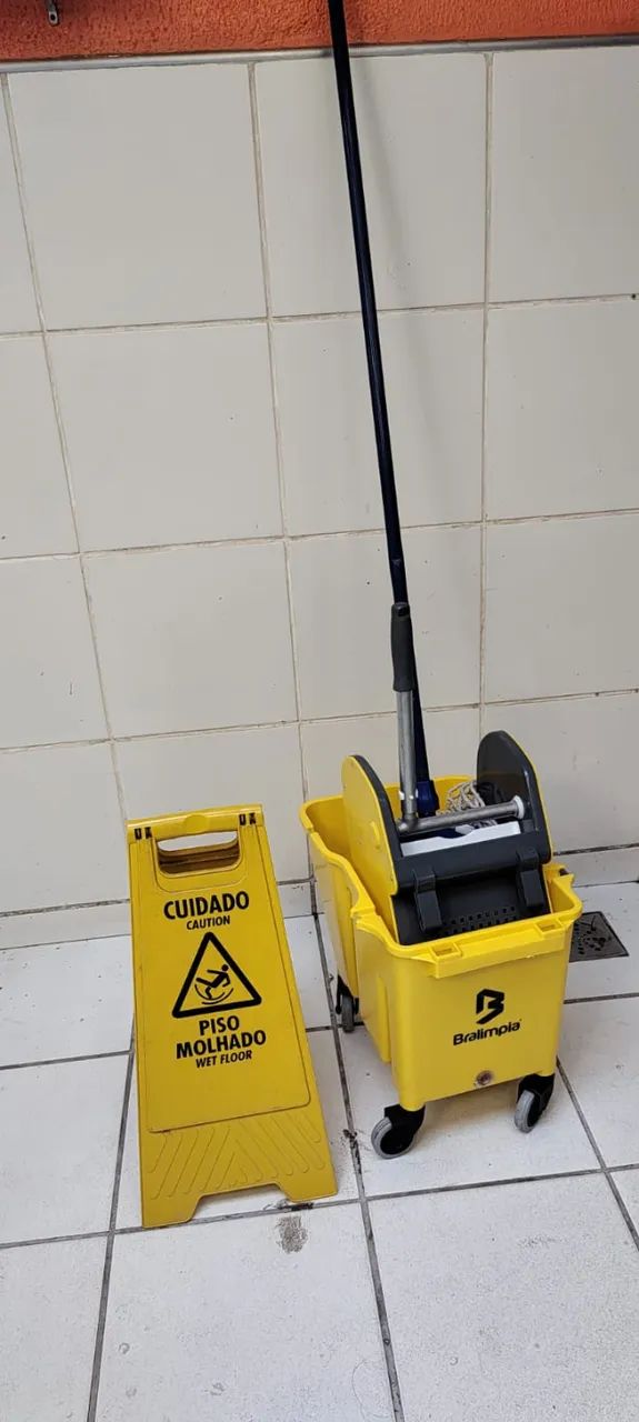 Kit carrinho de limpeza mop - Foto 4