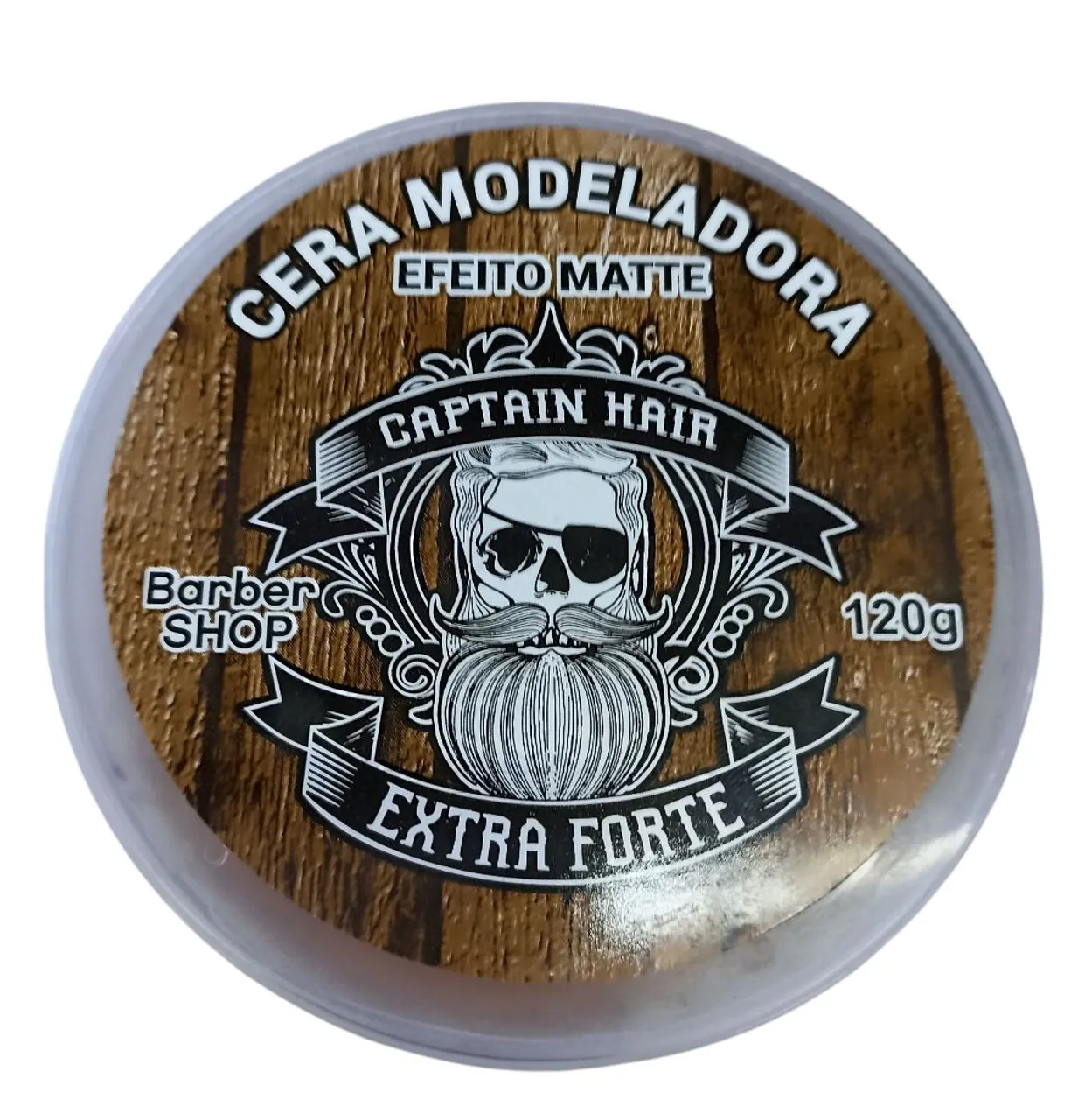 Cera Modeladora Efeito Matte Captain Hair Extra Forte 120g