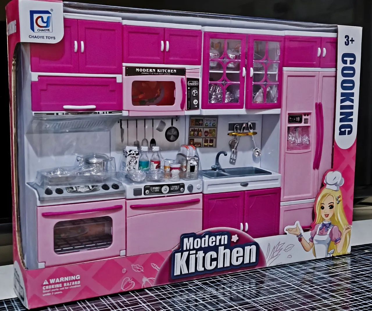 Cozinha de brinquedo para Barbie 