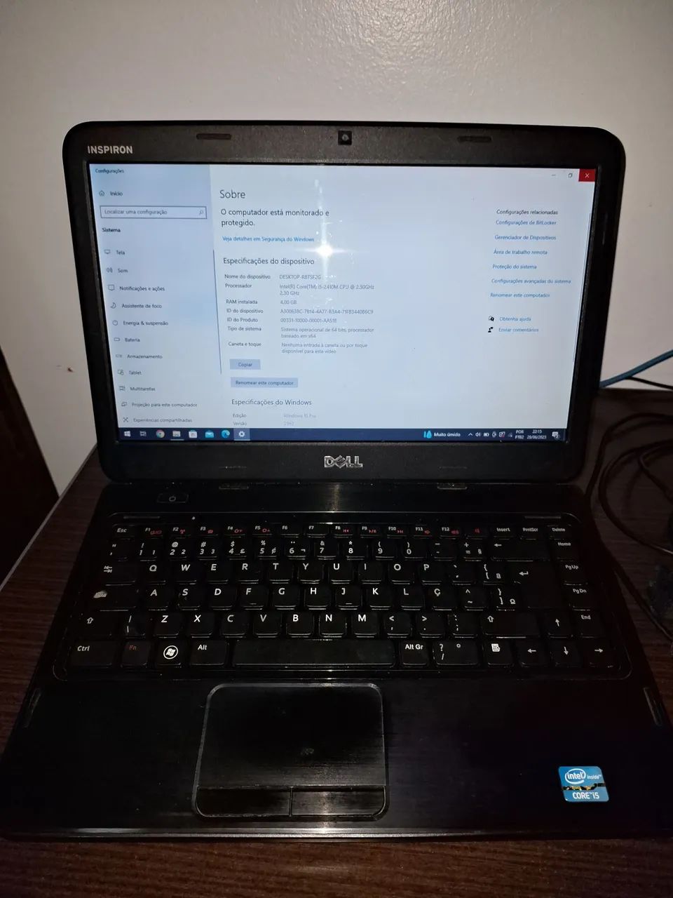 Notebook Dell Inspiron i5 n4050 Notebooks São João, Itajaí